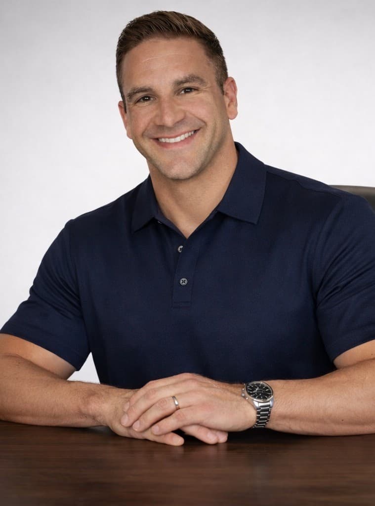 Portrait of Chris Karagitsis, founder of Pure Strike Golf Inc.